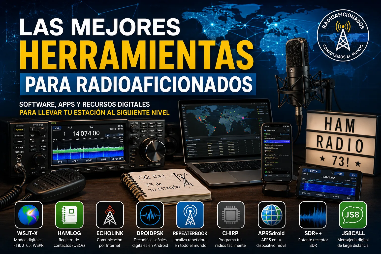 Las mejores herramientas para radioaficionados que todo operador debería conocer